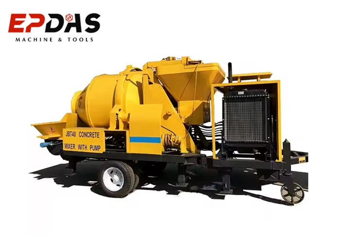 JBT40concrete mixer with pump